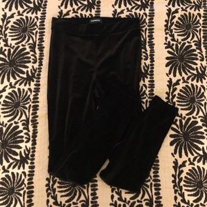 Velvet leggings